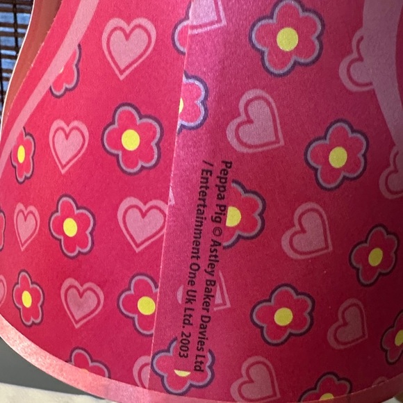 Vintage 2003 Peppa pig double shade lamp pink - Picture 2 of 7